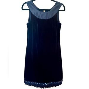 Kay Unger New York Velvet Cocktail Dress
